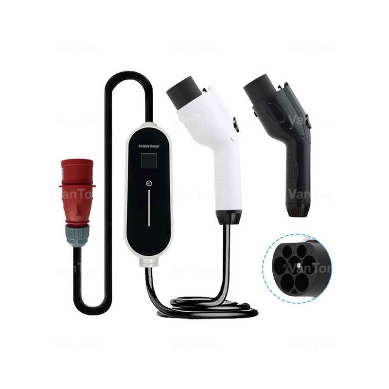 11kW GBT bærbar EV -oplader