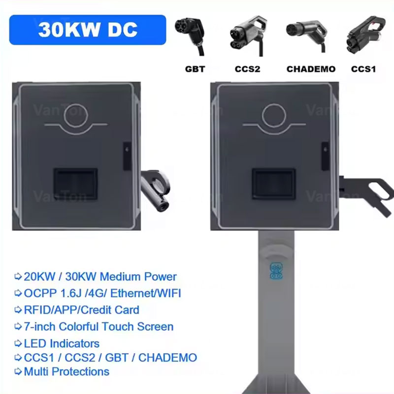 30 kW Mobile DC EV opladningsstation