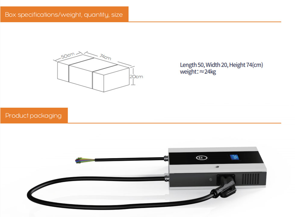 20kW DC wall-mounted EV Charger